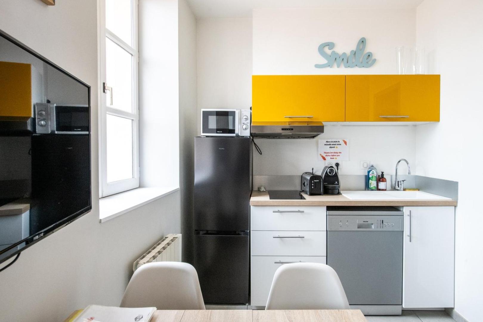 Duplex Scandinave A Cosy Et Calme - Lyon Part-Dieu Bagian luar foto